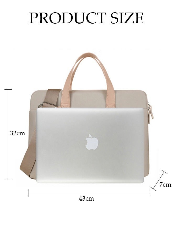 DUNISO 15.6 Inch Laptop Bag with Multi Compartment Lightweight Laptop Hand Bag Crossbody Bag Travel Business Briefcase Water-Resistant Dust-proof Shoulder Messenger Bag for Women Work Office - Image 4