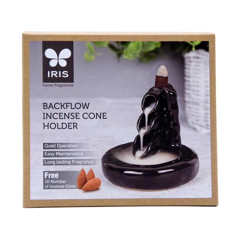IRIS Back flow incense holder Shape Bamboo - Image 4