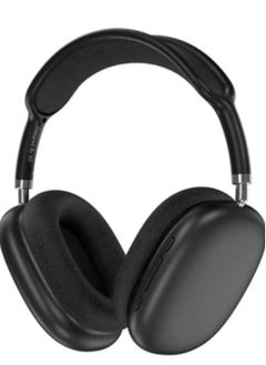 P9 Wireless Bluetooth Headphones – Physical Noise Reduction Headset with Stereo Sound for Gaming, Phone, and PC (Black)