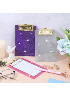 3 Pcs Bling Mini Clipboard 4 X 6 Small Acrylic Clipboards Mini Clip Boards With Gold Clip Glitter Office Supplies Cute Pocket Clipboard For Notepads Memo Women Girls School Pink Silver Purple - pzsku/ZF60A70D57E2F0D0D53F9Z/45/_/1720520631/116638f3-d75b-4002-ade1-9320da15f53f