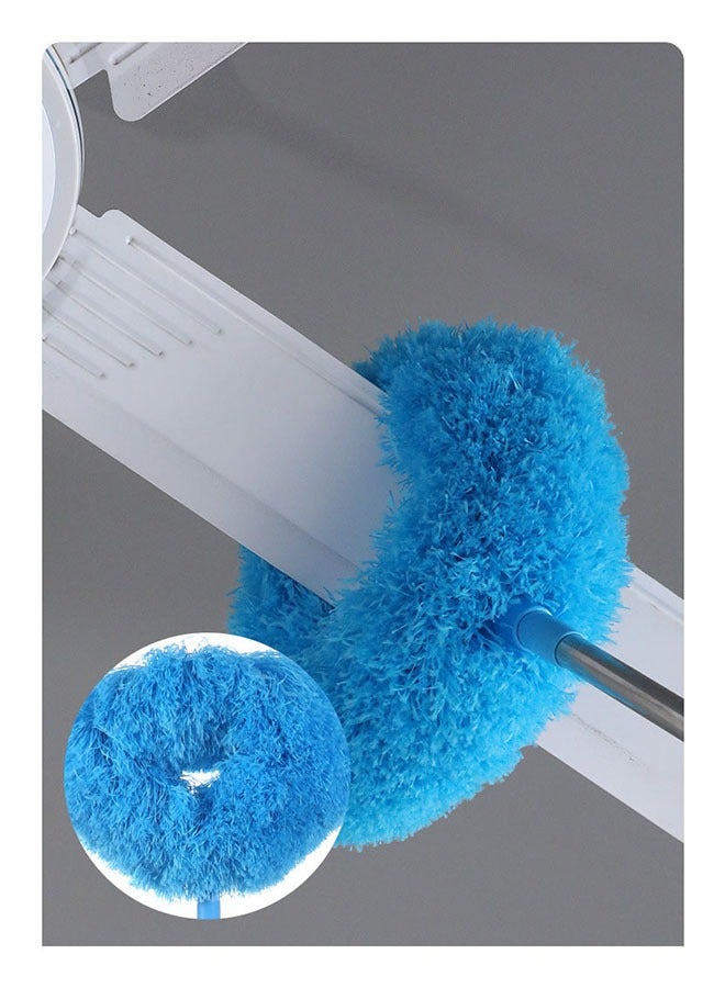 Microfiber Ceiling Fan Duster kit, high-end Aluminum Connected household duster, Long Handle Washable ceiling fan duster, Microfiber high ceiling duster, cleaning supplies, cleaning tools - Image 3