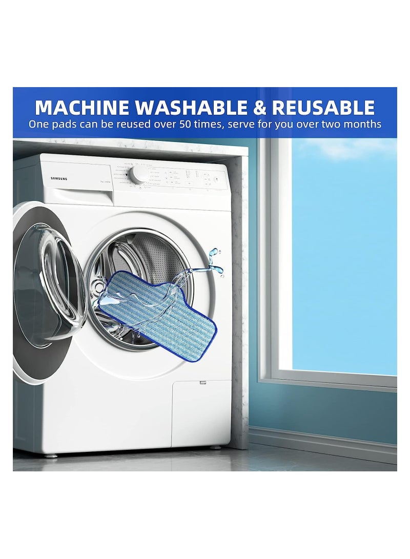 Barakah 6 Pcs Microfiber Steam Mop Pad for Dupray Neat Steam Cleaner Reusable and Machine Washable Designed for Multiple Surfaces Effectively Clean Hardwood Tile Stone Floors - Image 4