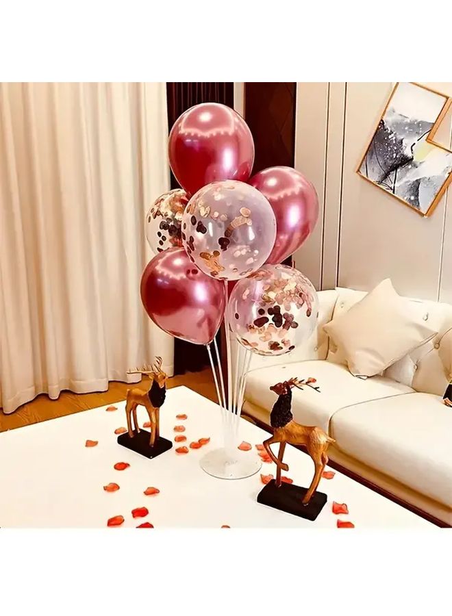 Reusable 1pc Balloon Garland Stand Kit Transparent Column Holder with Base for Party Weddings Decorations - Image 4