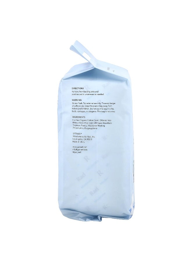 Rael, Organic Cotton Cover Pads, For Bladder Leaks, Moderate, 30 Count - Image 2