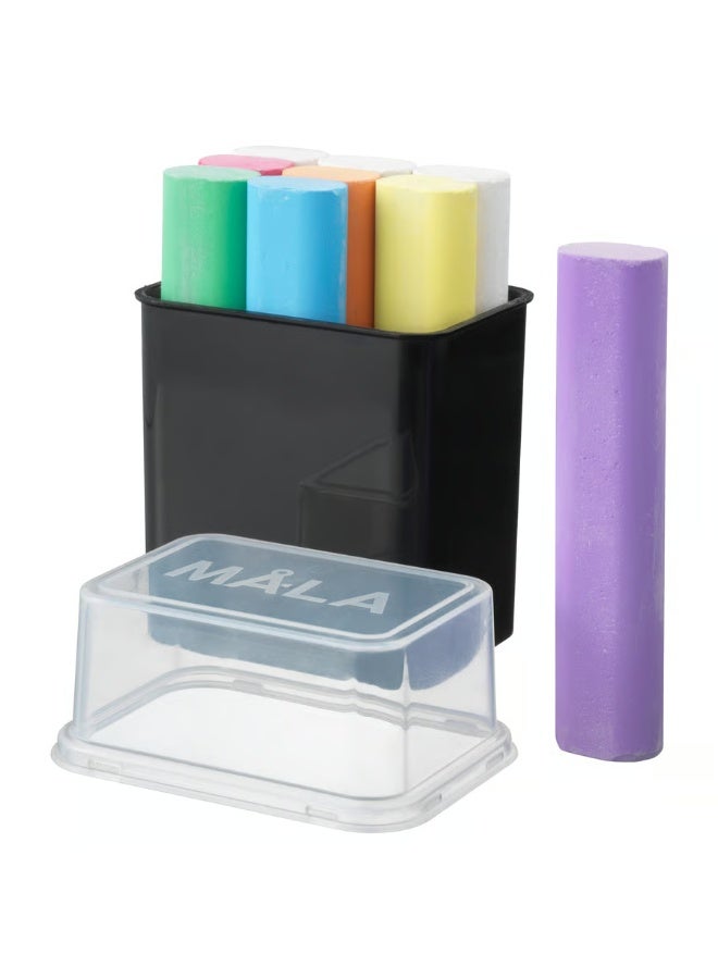 MALA Chalks Mixed Colors 9pcs - Image 1