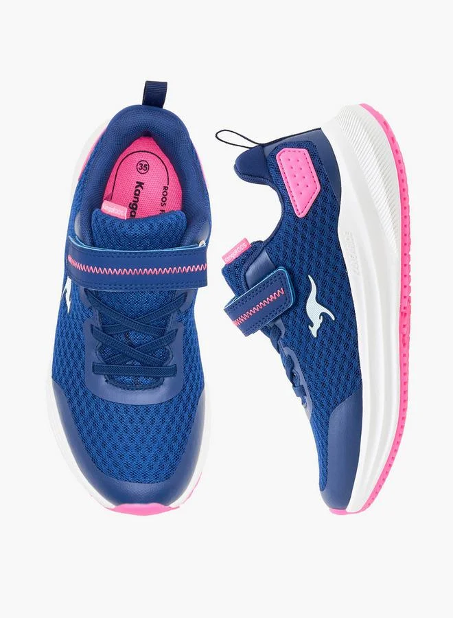 kangaROOS Pink Girls Hook & Loop Sports Shoes for Women | Best Price UAE