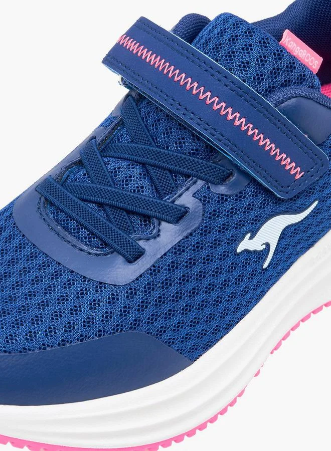 Kangaroos Pink Girls Hook & Loop School Sports Shoes for Women | Best Price UAE