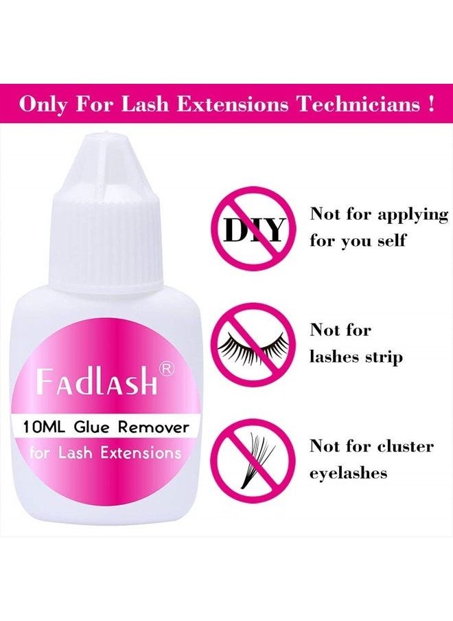 FADLASH - Eyelash Extension Remover Non-irritating Lash Remover for Lash Extensions Fast Action Dissolves Eyelash Remover FADLASH Eyelash Extensions Glue Remover 10ml Gel Remover for Eyelash Extensions - Image 1