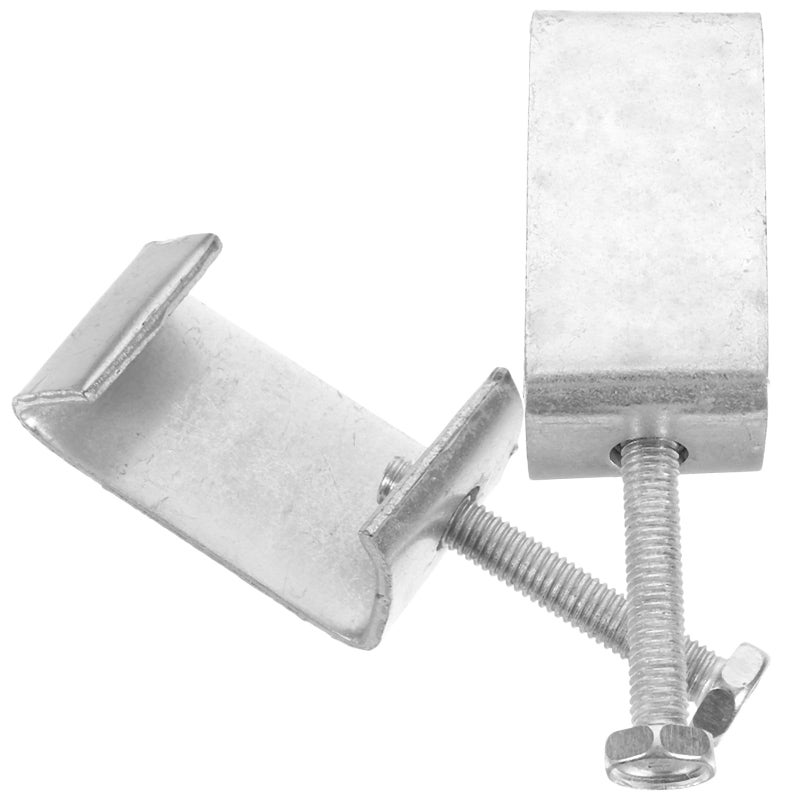 2Pcs M8mm Heavy Duty Stainless Steel C Clamps for Welding Ventilation Duct Flange and Home Improvement - Image 2