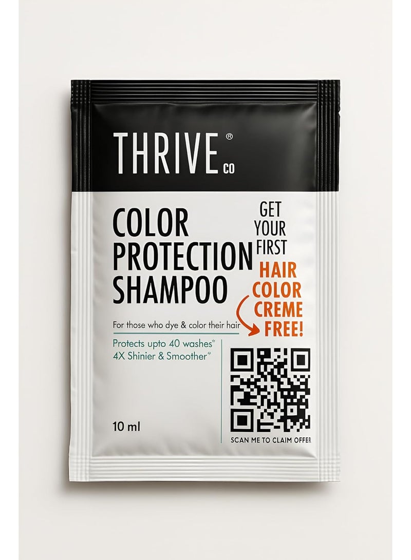 ثريفيكو شامبو ثرايفيكو لحماية اللون | للشعر المصبوغ والمعالج بالألوان | تقنية بناء السندات HYAPLEX™ وحمض الهيالورونيك | يعزز اللمعان وحيوية اللون | للرجال والنساء (10 مل)