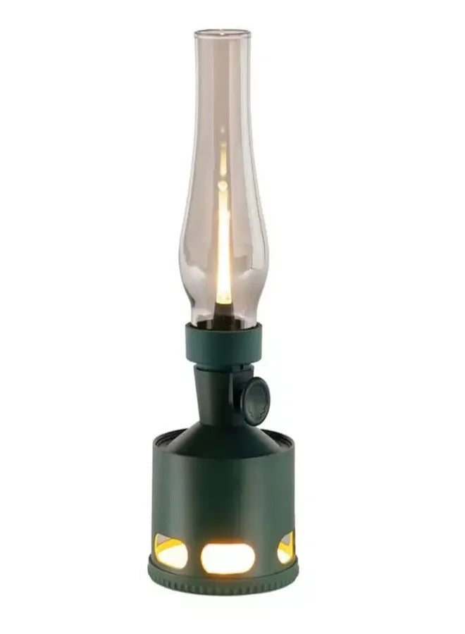 Tubicen OLD DAYS LED مصباح الكيروسين T140004 كاكي وأخضر 2-مصباح زيت LED لاسلكي  - Image 2