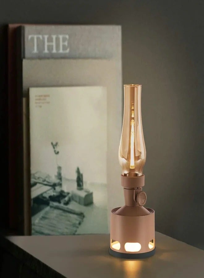 Tubicen OLD DAYS LED مصباح الكيروسين T140004 كاكي وأخضر 2-مصباح زيت LED لاسلكي  - Image 5