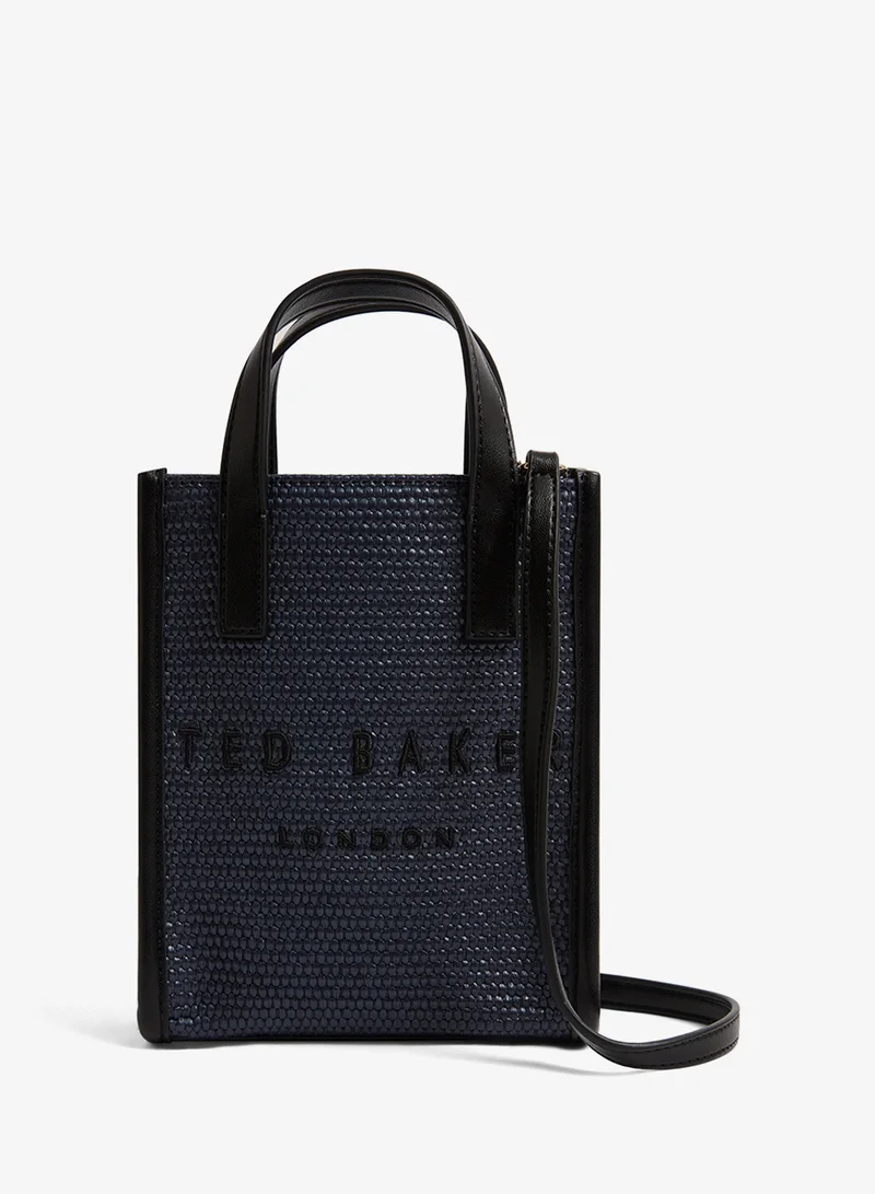 Ted Baker Paulii Faux Raffia Mini Crossbody
