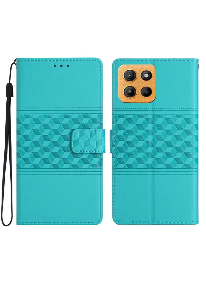 اس-توب جراب لهاتف Motorola Moto G15 مصنوع من الجلد المنقوش بالألماس - Image 1