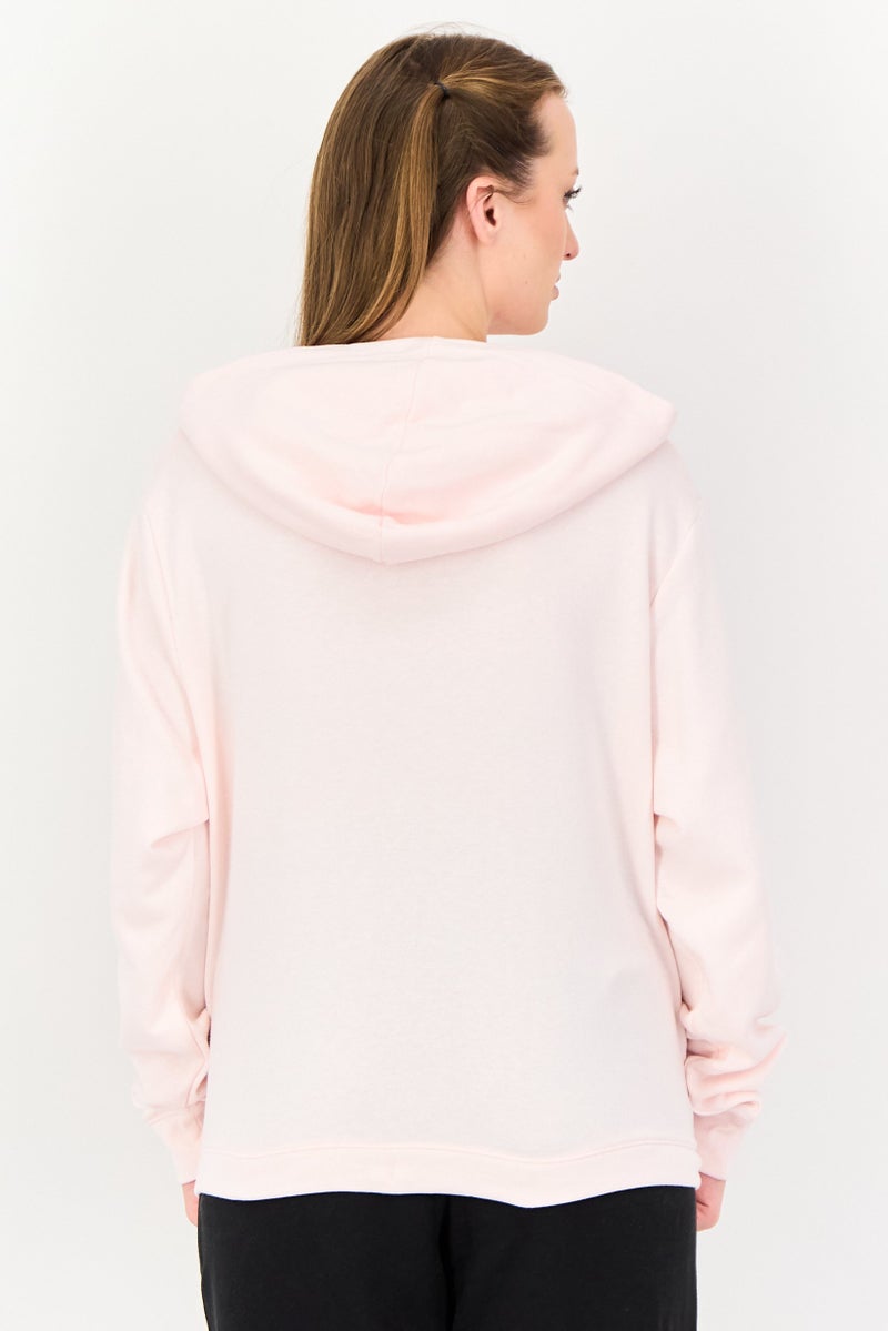 Nike Women Loose Fit Long Sleeve Outdoor Hoodie, Pink - Image 4