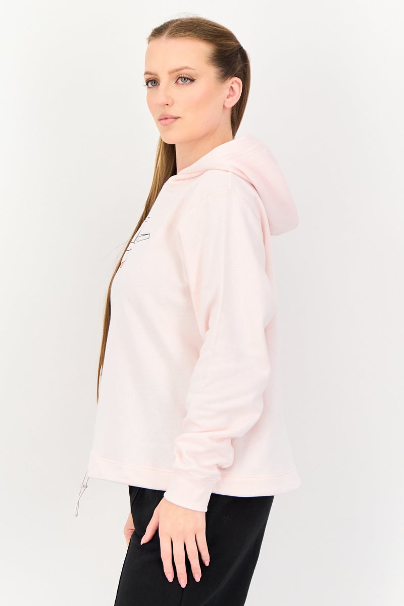 Nike Women Loose Fit Long Sleeve Outdoor Hoodie, Pink - Image 3