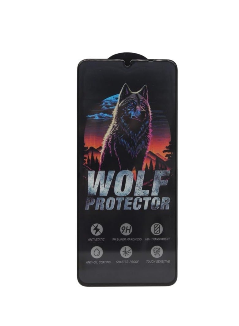 Wolf Protector Design Tempered Glass Screen Protector for Xiaomi Redmi A4 / Xiaomi Redmi A5 - Clear & Black