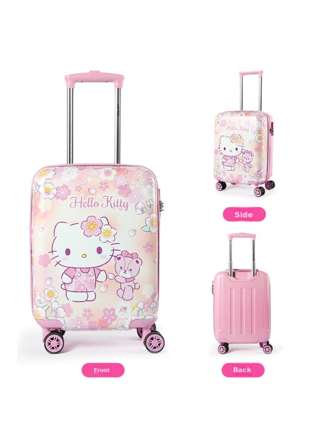 Mesuca Maisika X o Kitty Children's Luggage, Girls' Trolley Suitcase, 18-inch, Travel Case For Girls, Birthday Gift - Image 4