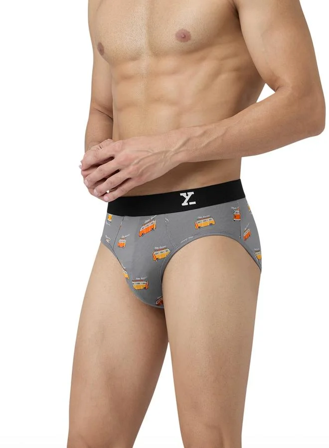 اكس واي اكس اكس سراويل داخلية قطنية فائقة التمشيط مطبوعة مُضادة للبكتيريا