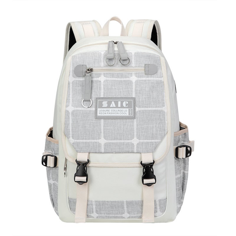 Backpack Women'S Korean Style Campus Middle School High School College Student Bag Casual Fashion Outdoor Travel Backpack - Image 1