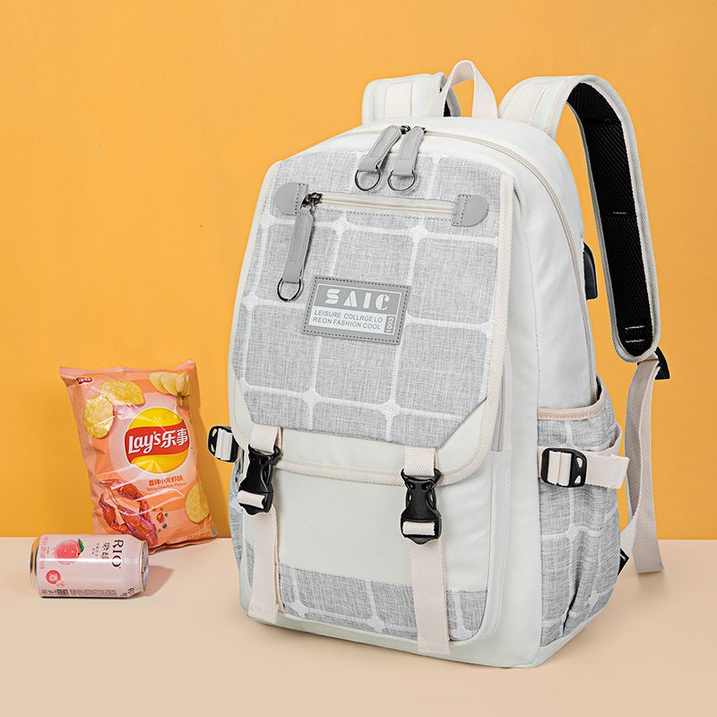 Backpack Women'S Korean Style Campus Middle School High School College Student Bag Casual Fashion Outdoor Travel Backpack - Image 5