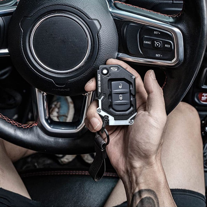 Key Fob Cover Case Protection for Jeep Wrangler JL JLU