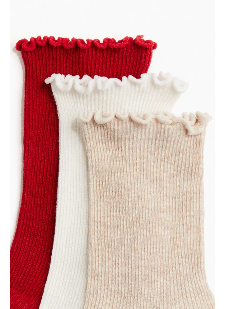 H&M 5-Pack Rib-Knit Socks