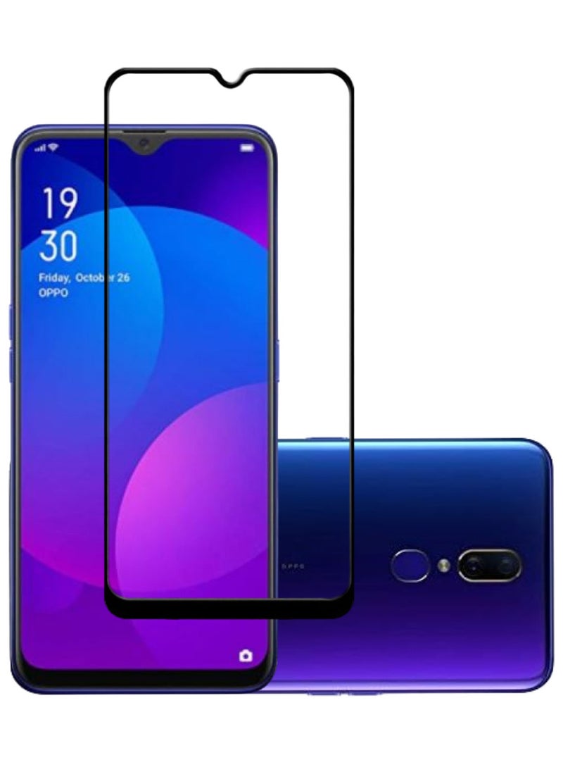 ACLIX Antistatic ESD Dustproof Premium Quality High Definition Tempered Glass Screen Protector Designed For Oppo F11 - Image 1