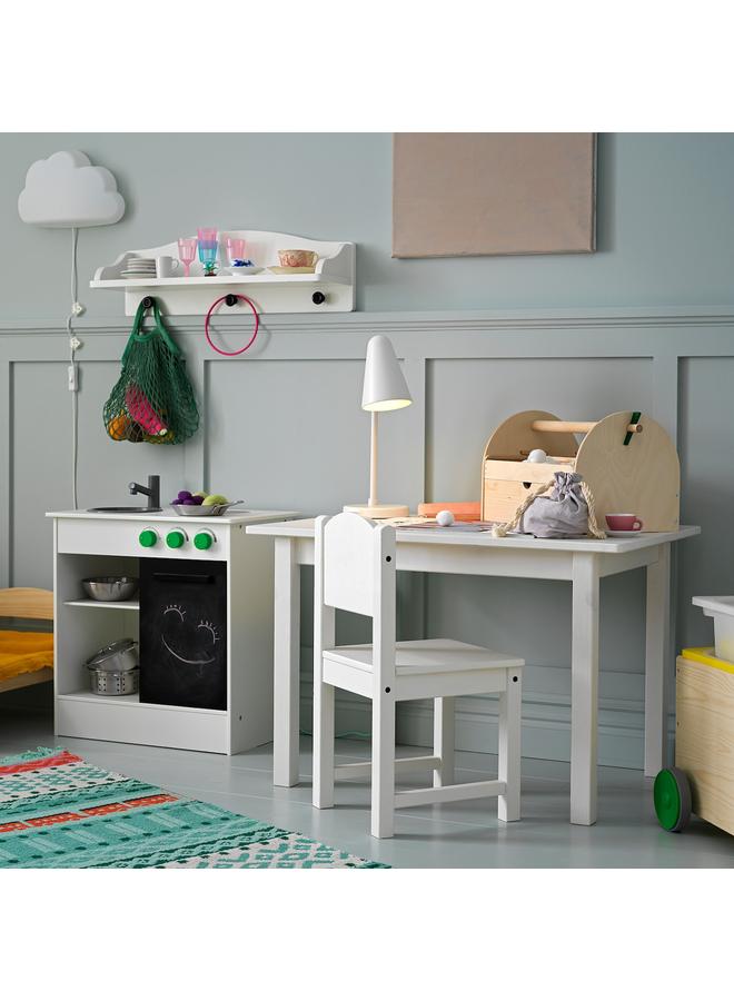 إيروريكس طاولة أطفال، أبيض، 76×50 سم - Image 2