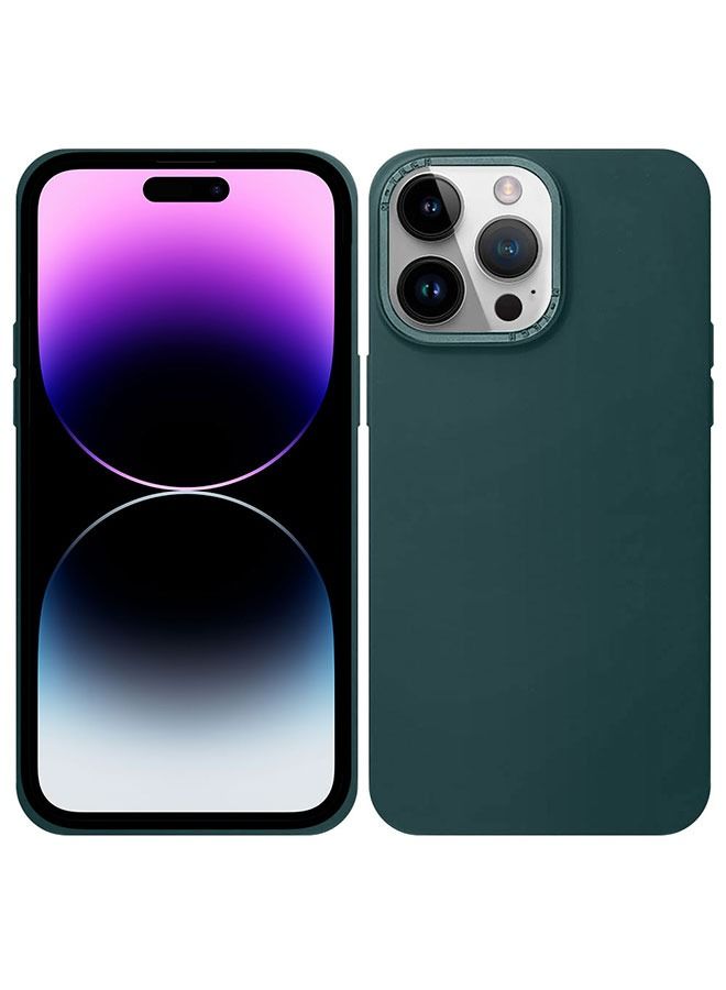 JOWAY غطاء حماية صلب من PC لجهاز iPhone 14 Pro باللون الأخضر - Image 1