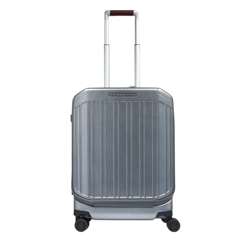 بيكوادرو حقيبة سفر Piquadro BV6700PQLM للمقصورة مقاس 21 بوصة | حقيبة كابينة بهيكل صلب من البولي كربونيت (PC) مع حجرة للابتوب 17.3 بوصة، قفل TSA، ومنفذ USB-C