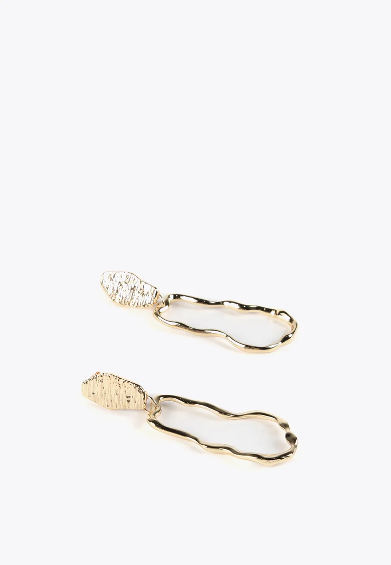Lola Casademunt Multishape golden earrings