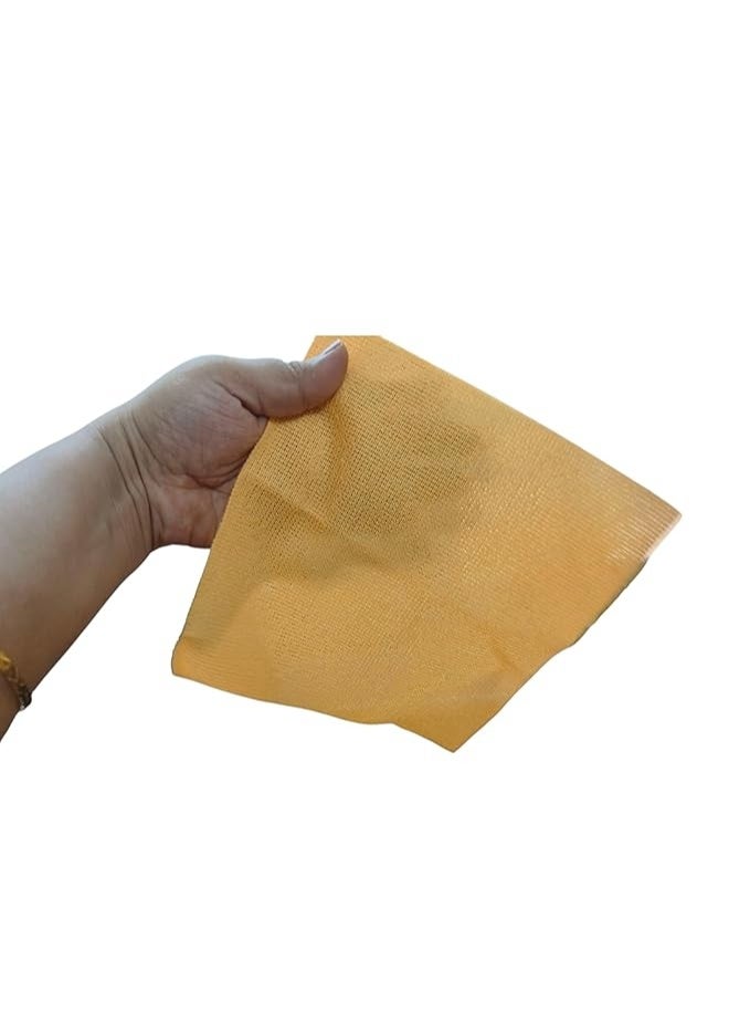 علبة فوط مايكروفايبر – 20 قطعة – أصفر - Image 2