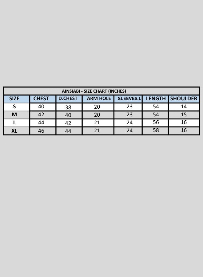 AINSIABI Mirab Blue Embroidered Kaftan for Women – Modest Floral Kaftan Dress | Islamic Maxi Gown for Eid Ramadan | Muslim Ladies Long Robe - Image 5