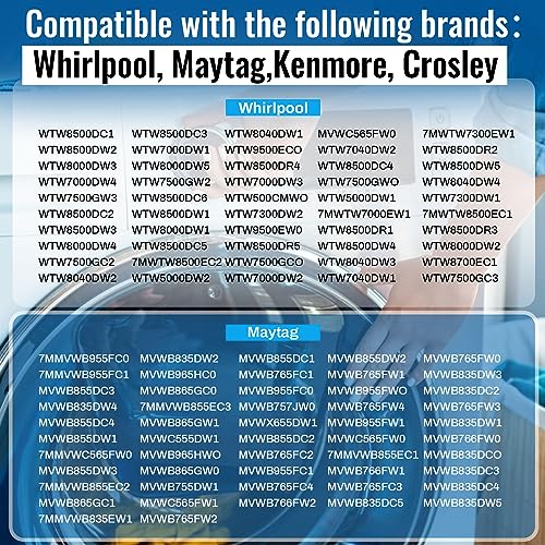 Miumoon Upgraded W10876600 Washer Drain Pump,W10727777 Washing Machine Drain Pump Replaces W10876600VP AP6004933 PS11738156,B25-3A04 Compatible with Whirlpool, Maytag, Kenmore, Crosley Washing Machine - Image 5