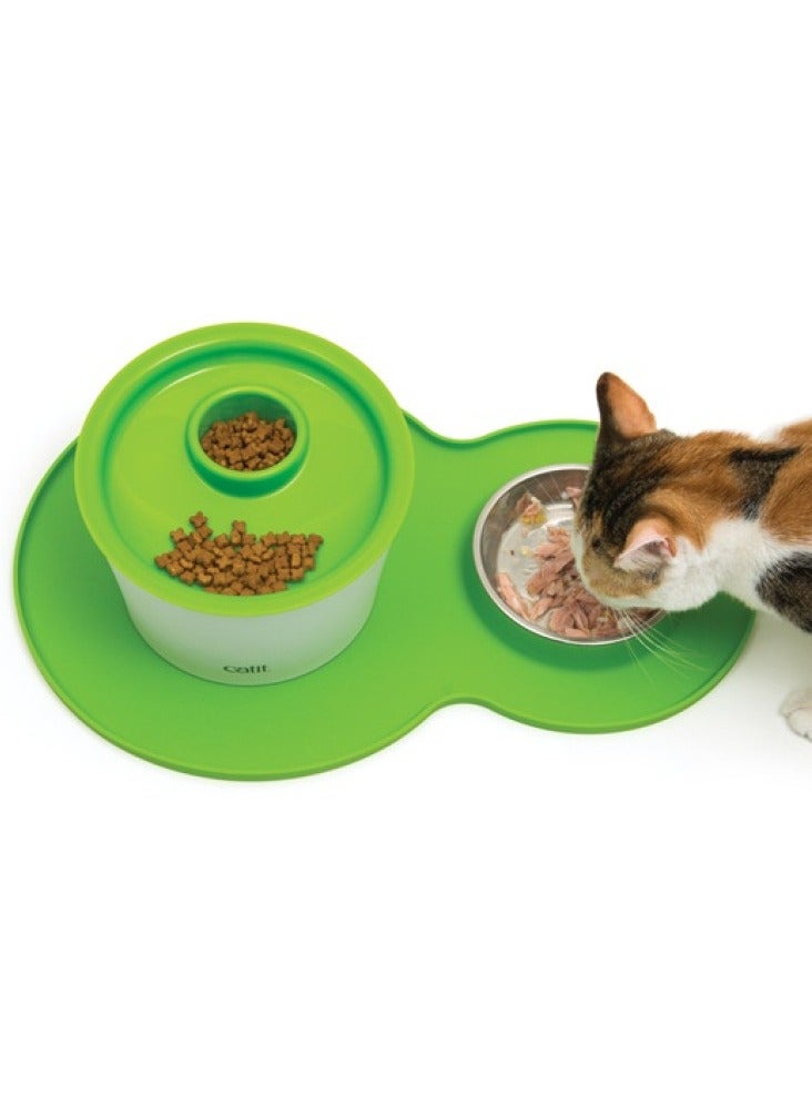 Catit Peanut Placemat Green Medium - Image 2