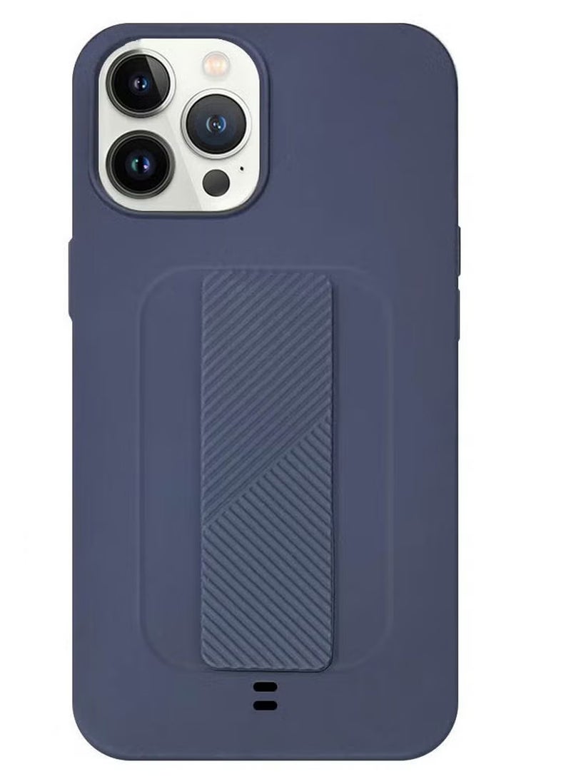 CATANES Wrist Strap Grip case for Apple iPhone 12 Pro Max Blue - Image 2