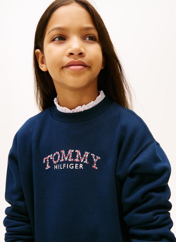 TOMMY HILFIGER Kids Tommy Puff Flower Dress - Image 4