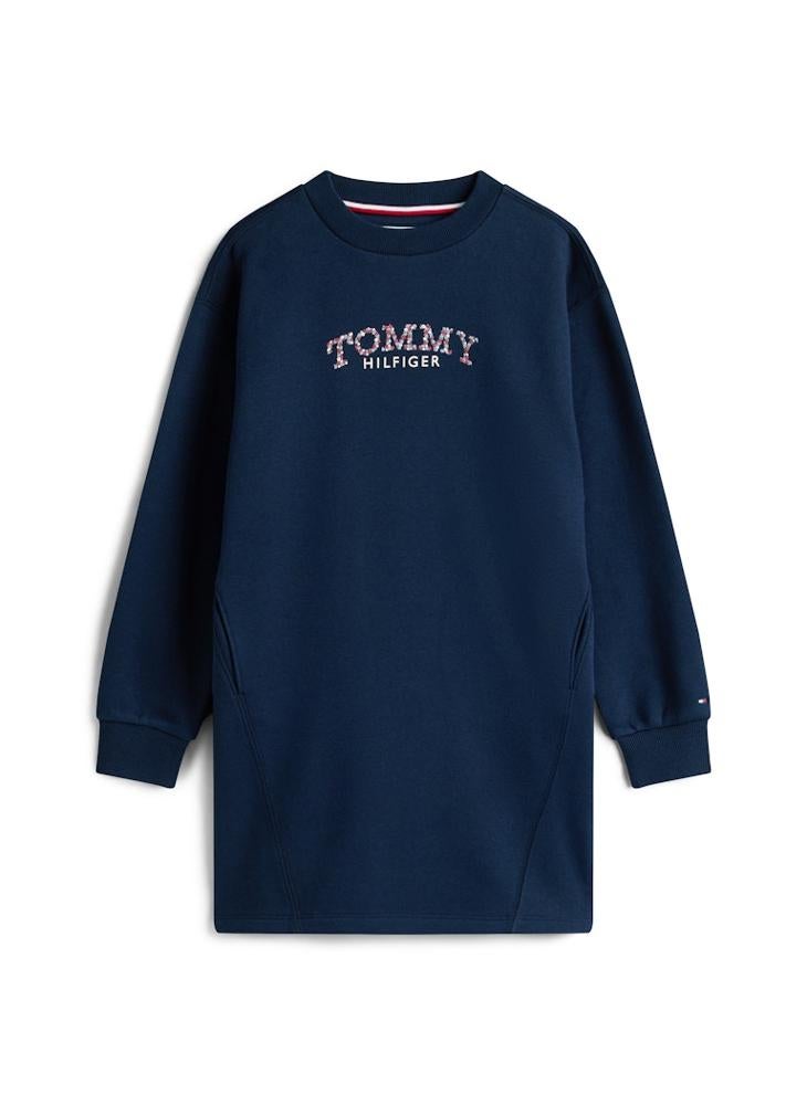 TOMMY HILFIGER Kids Tommy Puff Flower Dress - Image 5