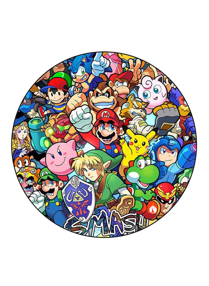 RKN Video Game Super Smash Bros Printed Mouse Pad  Multicolour
