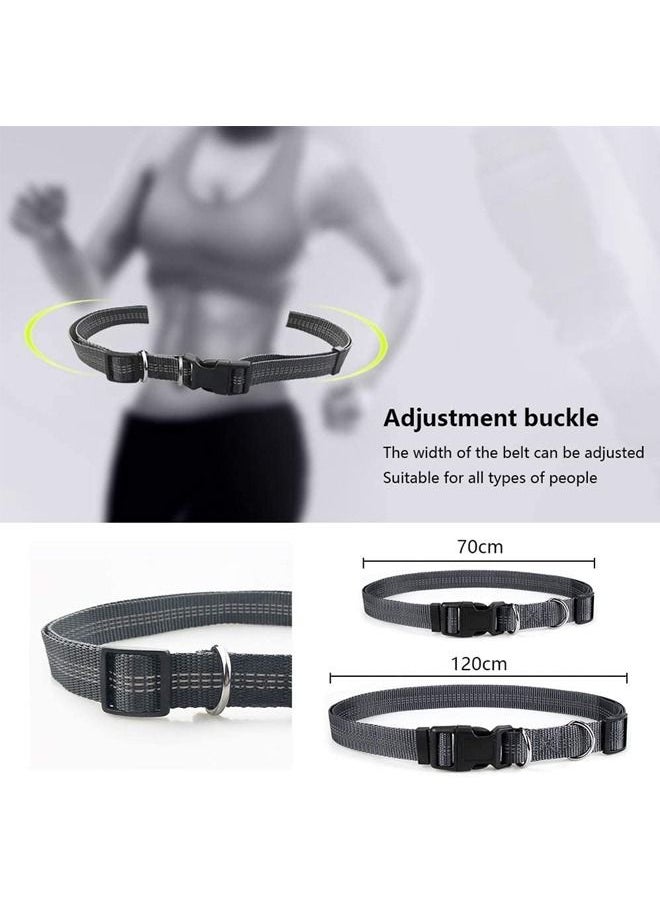Neostyle Hands Free Shock Absorbing Elastic Dog Leash Orange