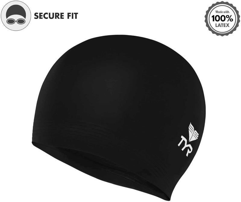 TYR Adult Latex Swim Cap - Image 3