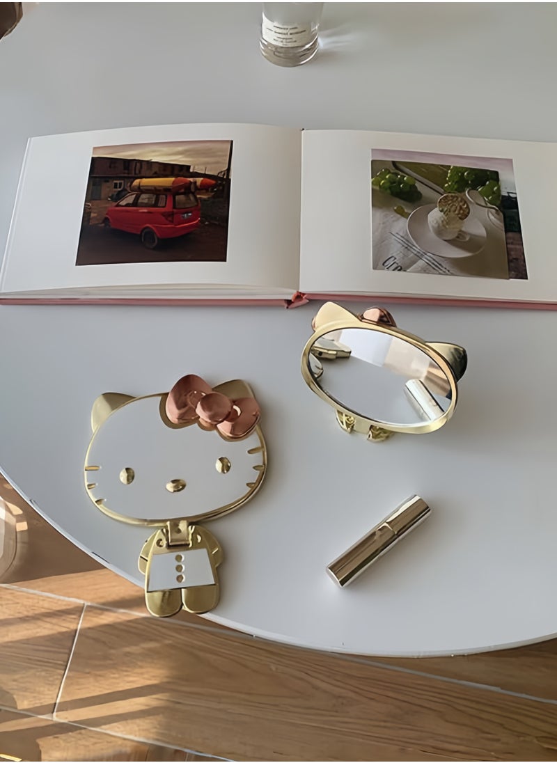 Paraphrase Foldable & Standable Makeup Mirror – Portable Compact Mirror for Travel Use  - Image 1