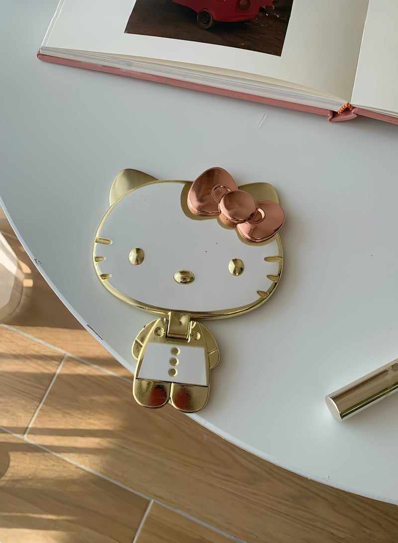 Foldable & Standable Makeup Mirror – Portable Compact Mirror for Travel Use - Image 3