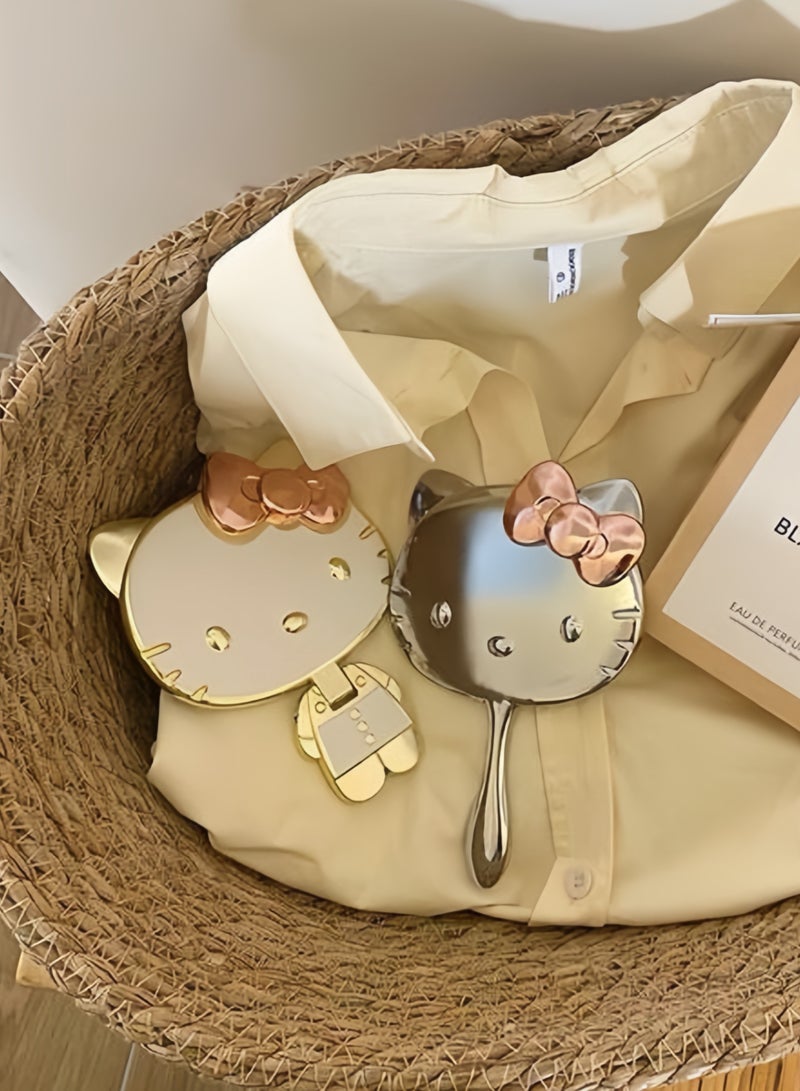 Foldable & Standable Makeup Mirror – Portable Compact Mirror for Travel Use - Image 4