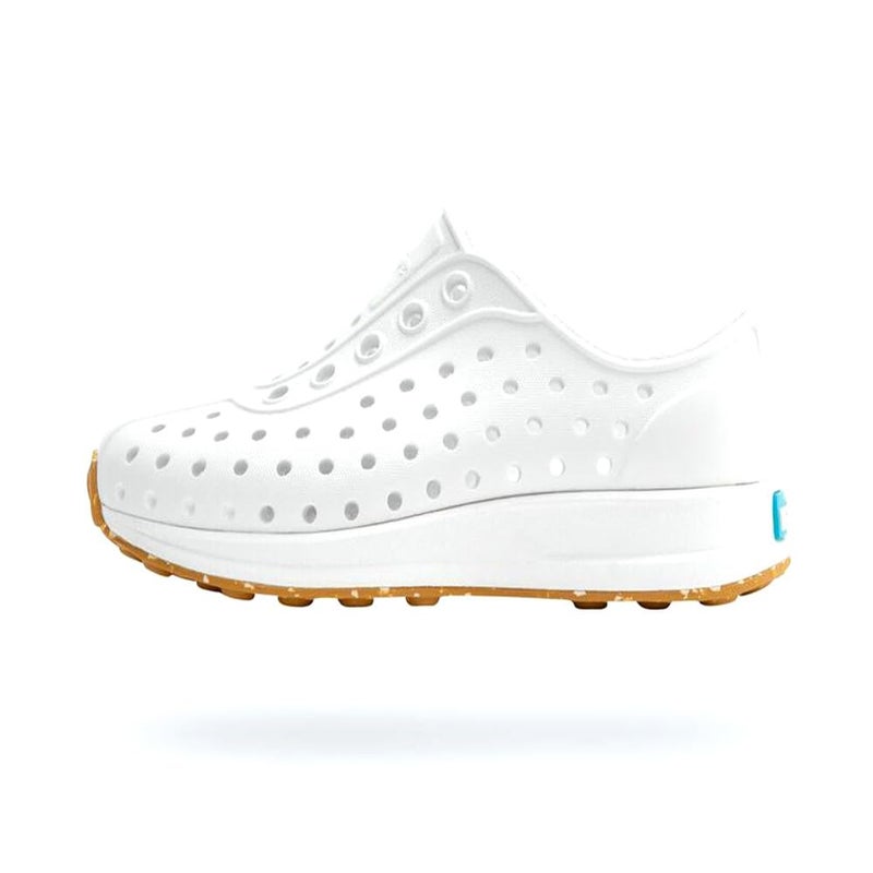 Native Shoes Unisex-Child Robbie Slip-On Sneaker, Shell White/Shell White/Mash Speckle Rubber, 13 Little Kid - Image 1