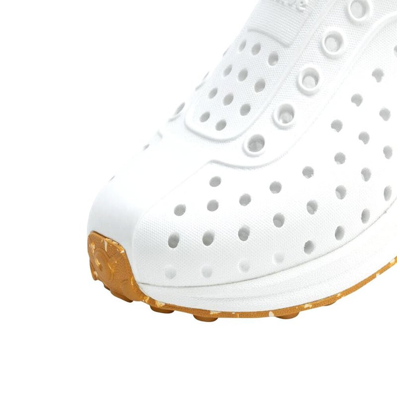 Native Shoes Unisex-Child Robbie Slip-On Sneaker, Shell White/Shell White/Mash Speckle Rubber, 13 Little Kid - Image 4