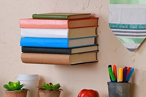 incho Invisible Conceal Steel Book Shelf (Silver) - Set of 2 - Image 5