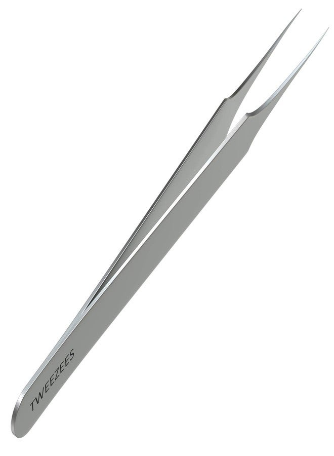 Tweezees Ingrown Hair Tweezers | Pointed Tip | Precision Stainless Steel | Extra Sharp and Perfectly Aligned for Ingrown Hair Treatment & Splinter Removal For Men and Women | By Tweezees - Image 1