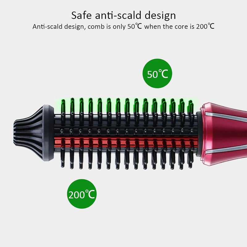 comfrt Electric Hair Curler Comb Brush,Volumizing Hot Air Brush Electric Folding Hair Curler Comb Brush Portable Hair Dressing Beauty Tool Hair Curler Tool - Image 5